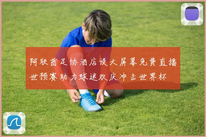 阿联酋足协酒店设大屏幕免费直播世预赛助力球迷欢庆冲击世界杯